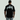 Rear View of the Black Patch Distortion T-shirt worn by a model