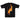 Flamed Up "P" Tee - Black