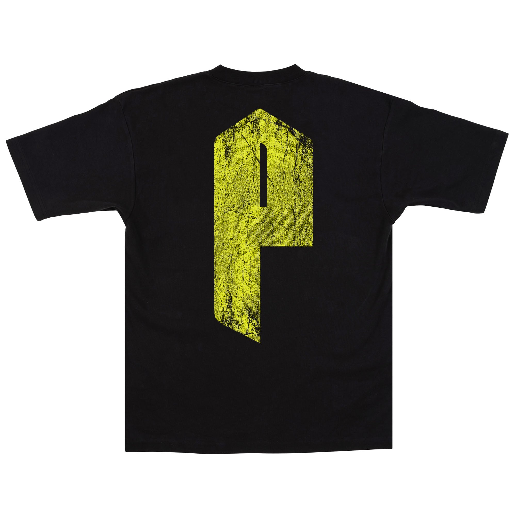 Distortion "P" Tee - Black/Yellow