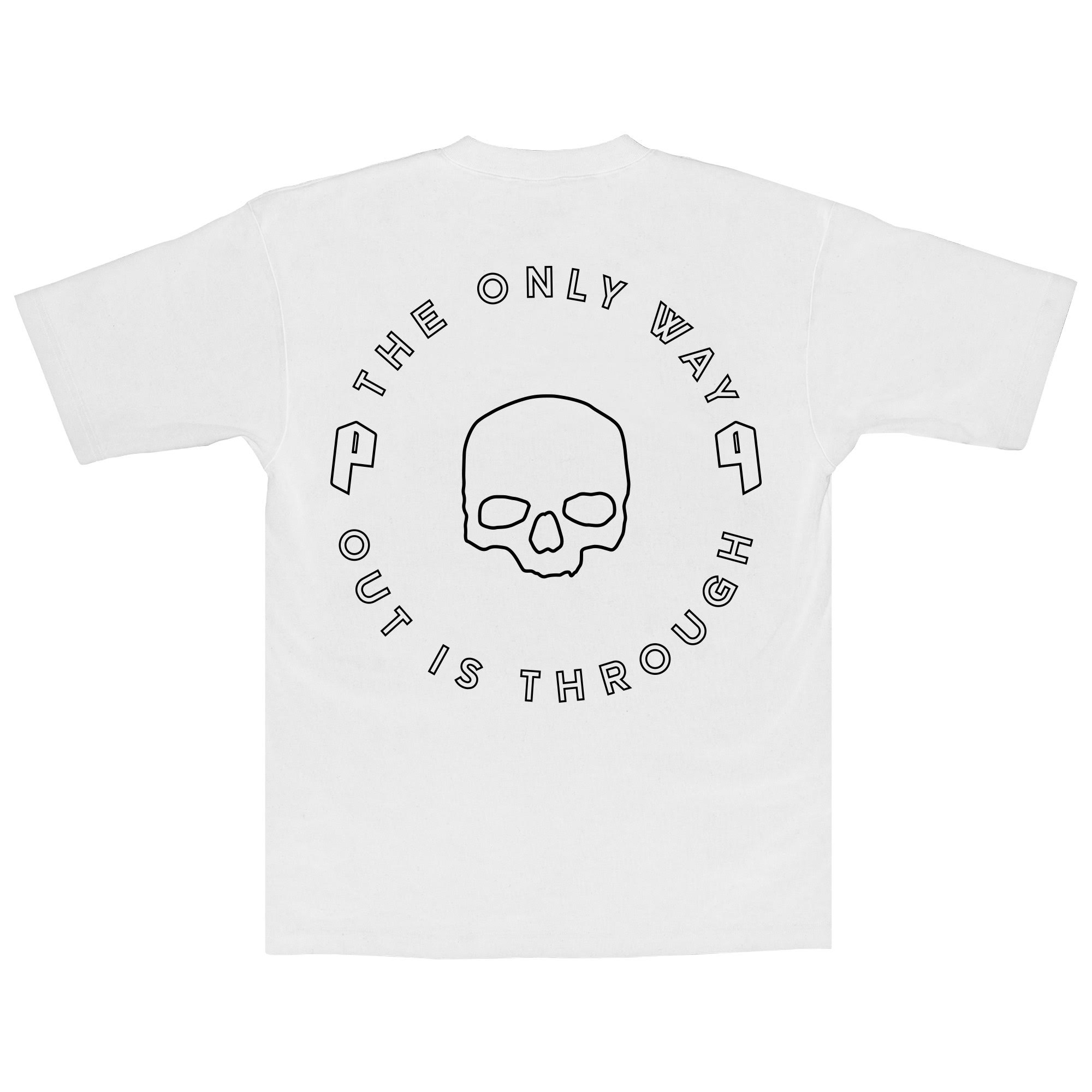 Only Way Out Tee - White