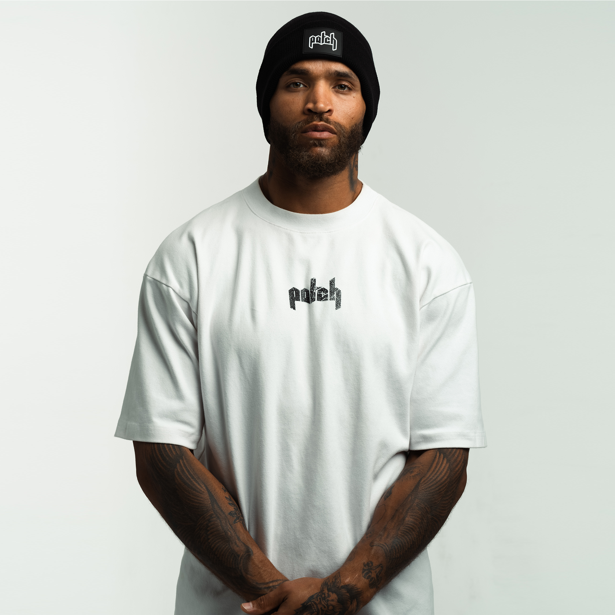 Beanie Black/White