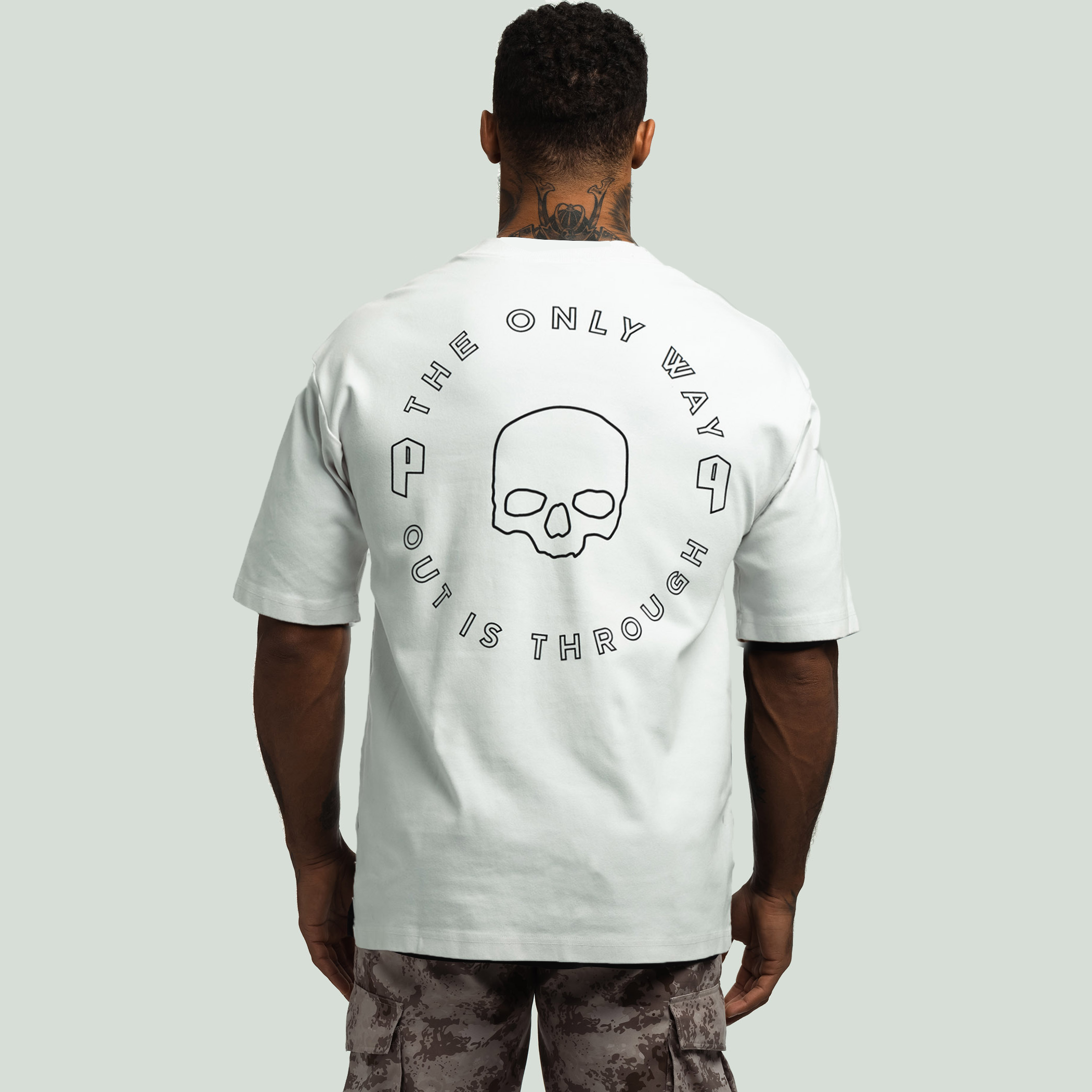 Only Way Out Tee - White